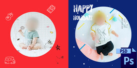 儿童PSD相册模板潮童系列