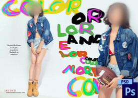  时尚样片相册模版