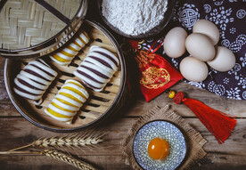 面食馒头花卷素材图