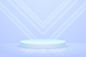 c4d电商产品展台背景