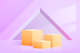 c4d电商产品展台背景