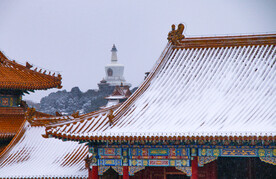 北京故宫雪景