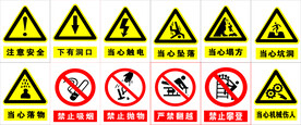 警示图牌