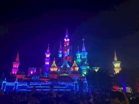 城堡夜景