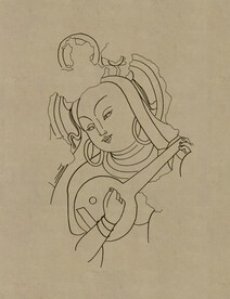 敦煌莫高窟 藏经洞 菩萨伎乐 