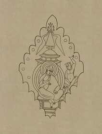 敦煌莫高窟 藏经洞 菩萨伎乐 