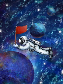 宇宙星空 宇航员 