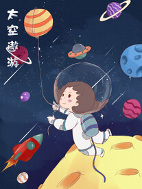 宇宙星空 宇航员 