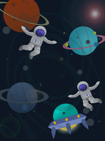 宇宙星空 宇航员
