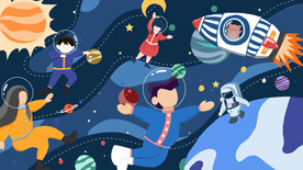 宇宙星空 宇航员 