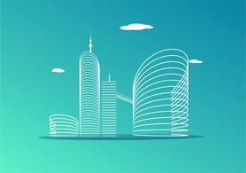 高楼背景