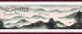 水墨山水背景