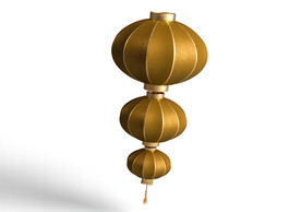 喜庆中国年新年春节红灯笼模型