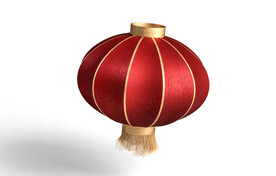 喜庆中国年新年春节红灯笼模型