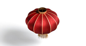 喜庆中国年新年春节红灯笼模型