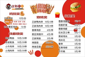 正新鸡排价目表