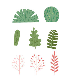 AI矢量植物素材