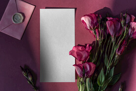 婚礼邀请函请柬信封卡片