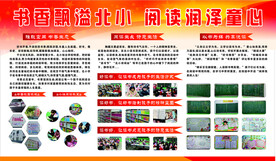 书香校园  阅读展板