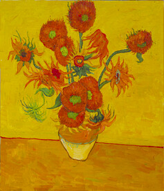向日葵油画高清图