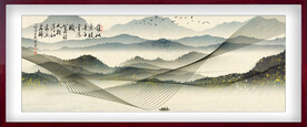 水墨山水背景