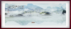 水墨山水背景