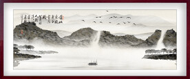 水墨山水背景