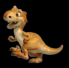 恐龙PNG元素 卡通恐龙  