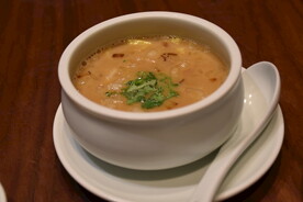 东北菜美食海鲜疙瘩汤旮旯汤股汤