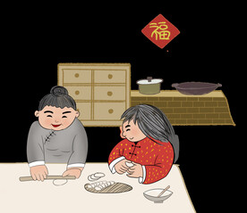  传统文化PNG  传统手工 