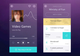 移动端音乐播放页面