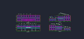 医院门诊大厅立面图