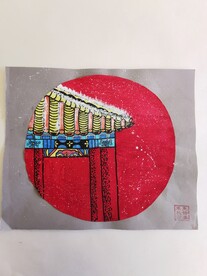 假山一角
