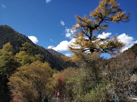 天空 白云 大山 自然景观
