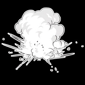 爆炸烟雾
