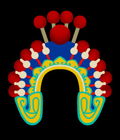  戏曲头饰 帽子 京剧