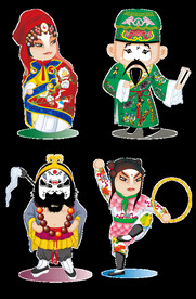 戏曲人物PNG 戏曲元素 京剧