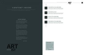 英文画册 简约艺术 ART  