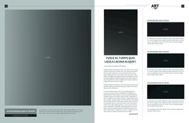 英文画册 简约艺术 ART  