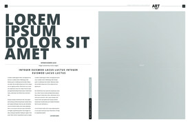 英文画册 简约艺术 ART  