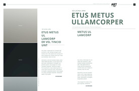 英文画册 简约艺术 ART  