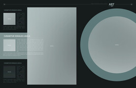 英文画册 简约艺术 ART  