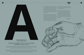 英文画册 简约艺术 ART  