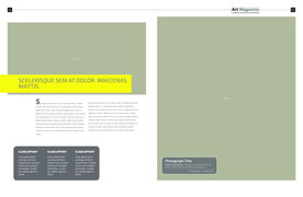 英文画册 简约艺术 ART  