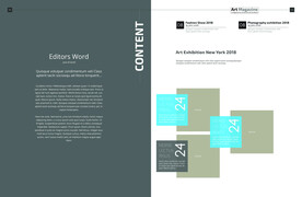 英文画册 简约艺术 ART  