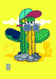 卡通仙人掌