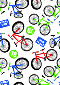 自行车卡通