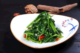 炝炒菠菜