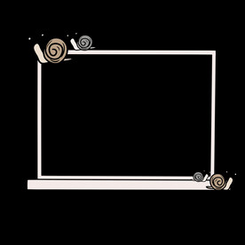 卡通边框PNG 可爱相框 标签