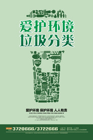 垃圾分类公益环保宣传海报